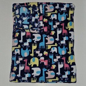 Baby Gear Blue Pink Yellow Fleece Baby Blanket Giraffe Elephant Zebra Bird 30x38